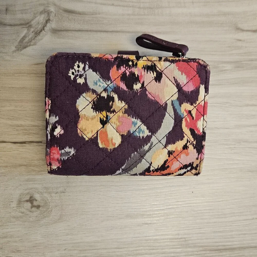 Vera Bradley Indiana Rose RFID Small Wallet - Retired